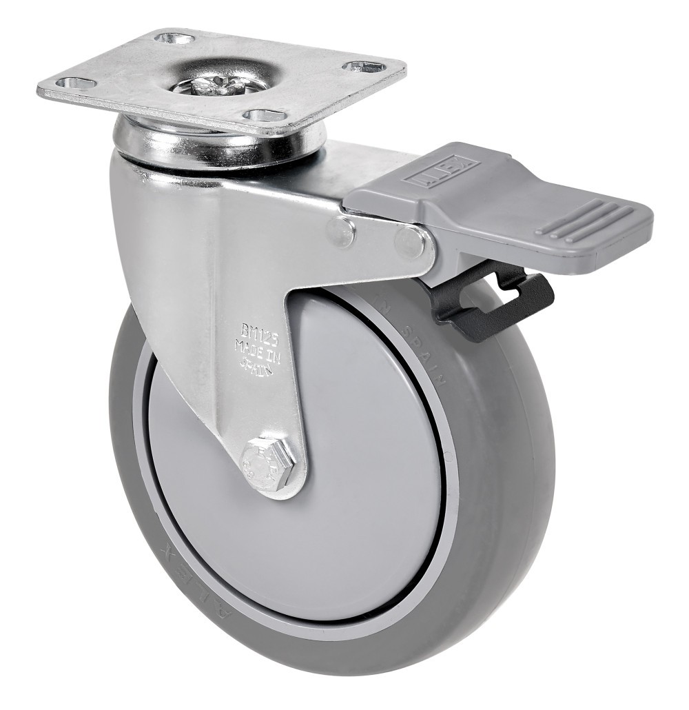 SERIE BHA-PGAIB, Platina/Giratorio/Freno Rueda y Soporte