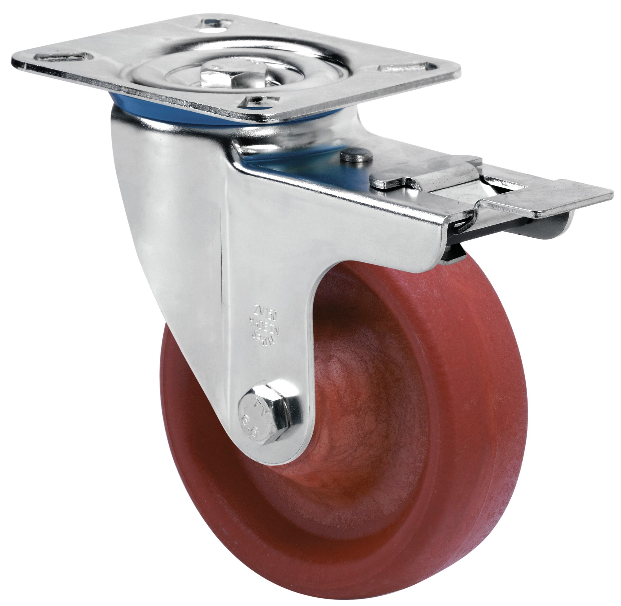 SERIE ZV-TD, Platina/Giratorio/Freno Rueda y Soporte