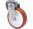 SERIE ZVI INOX-POL, Giratorio/Agujero pasante/Sin Freno