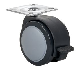 SERIE DKG-PU, Platina/Giratorio/Freno Rueda