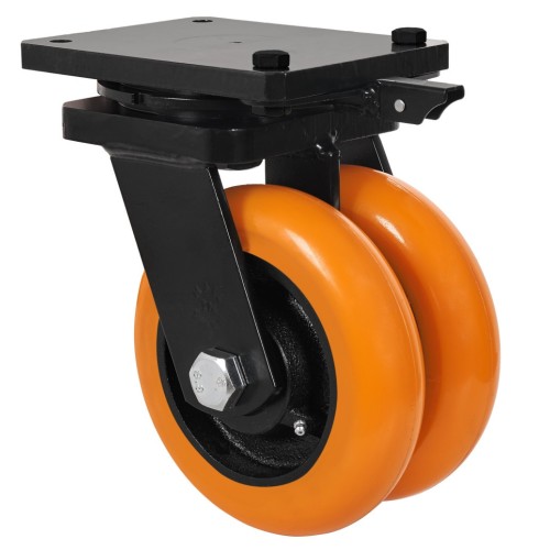 SERIE HLG-HUAB, Platina/Giratorio/Bloqueo direccional