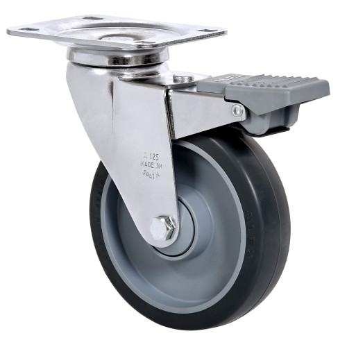 SERIE A-PGAIB (AH PEQ), Platina/Giratorio/Freno Rueda y Soporte