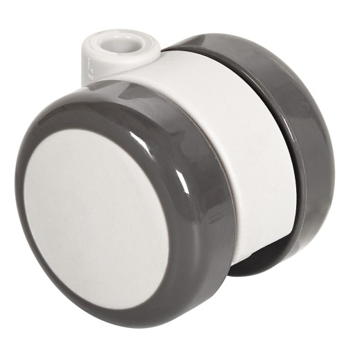 SERIE DB-PU BLANCA, Agujero pasante/Giratorio/Sin Freno