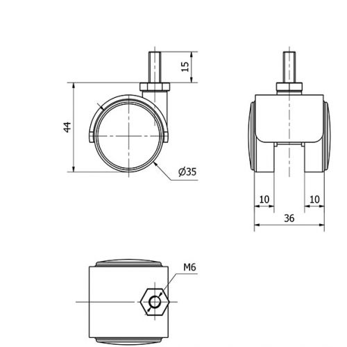 50DK35-4 M6*15