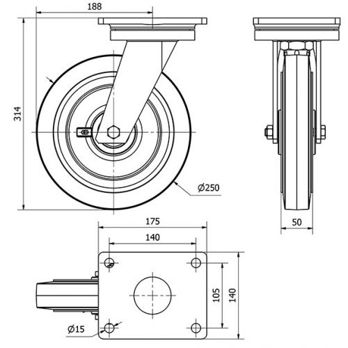 10KV250-8-HGB250-4
