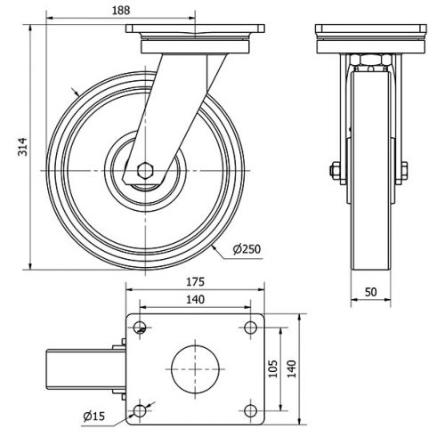 10KV250-8-HUB250-7