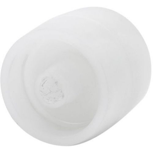 RUEDA KP40-8-39 PLASTICO BLANCO EJE LISO