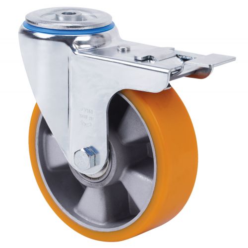 R.GIR.AGUJERO M12 FRENO 20ZVFD200-AUB ALUMINIO-POLIUR.NARANJA BOLAS