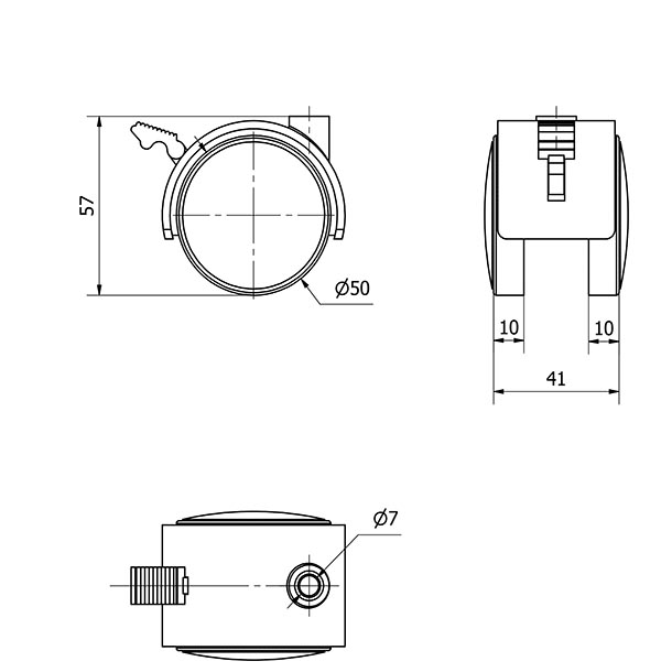 CUERPO DKF50 POLIAMIX NEGRO