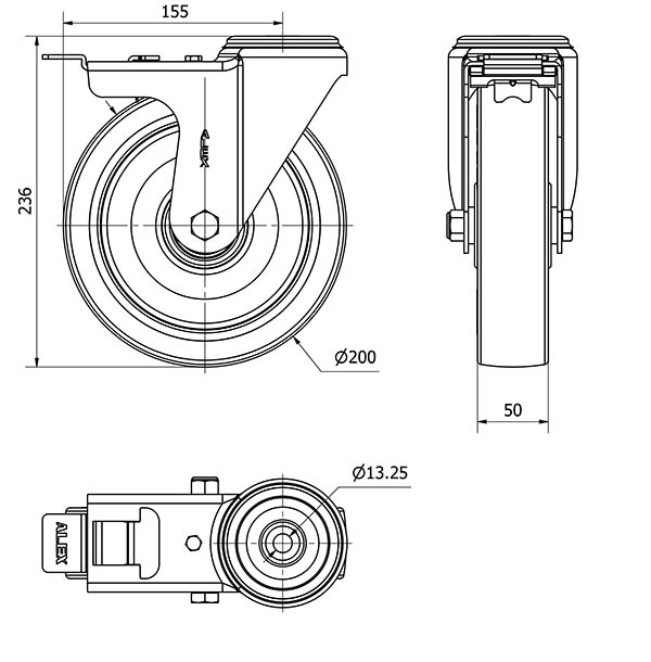 R.G.AGUJ.M12 FR.INOX.20ZVIFD200-POBI NY.BLANCO-POLIUR.ROJO BOL.INOX