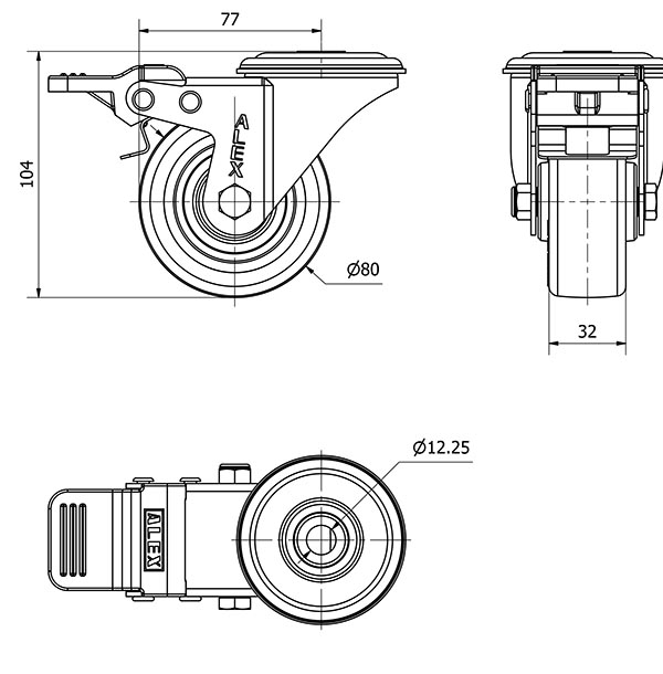 R.GIR.AGUJ.M12 FR.INOX.20ZVLIFD80-POAR POLIAMIX BLAN-POLIUR.AZUL ROD