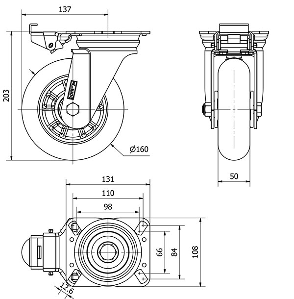 R.GIR.PLACA MEC.DIR.4mm 10ZVRMD160-AUAGB ALU-POLIUR.VERDE BOL.BALONA
