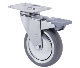 SERIE A-CB, Giratorio/Platina/Freno Rueda y Soporte