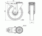 R.GIR.AGUJERO M12 FRENO INOX.20ZVIFD200-TNBI NYLON BLANCO BOLAS INOX
