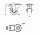 R.G.AGUJ.M10 FR.INOX.20ZVLIFD80-POBI NY.BLANCO-POLIUR. ROJO BOL.INOX