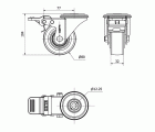 R.G.AGUJ.M12 FR.INOX.20ZVLIFD80-POBI NY.BLANCO-POLIUR. ROJO BOL.INOX