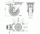 R.G.PLACA FR.INOX.10ZVLIFD100-POBI NY.BLANCO-POLIUR.ROJO BOLAS INOX