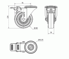 R.G.AGUJ.M10 FR.INOX.20ZVLIFD100-POBI NY.BLANCO-POLIUR.ROJO BOL.INOX