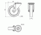 R.GIR.AGUJ.M12 INOX.20ZVI125-POL POLIAMIX BLANCO-POLIUR.MARRON LISO