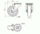 R.GIR.AGUJ.M12 INOX.20ZVI100-POLR POLIAMIX BLANCO-POLIUR.MARRON ROD.
