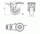 R.GIR.AGUJ.M10 FR.INOX.20ZVLIFD80-POLR POLIAMIX BL-POLIUR.MARRON ROD