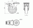 R.GIR.AGUJ.M12 FR.INOX.20ZVIFD100-POLR POLIAMIX BL-POLIUR.MARRON ROD