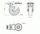 R.GIR.AGUJ.M10 FR.INOX.20ZVLIFD100-POAR POLIAMIX BL.-POLIUR.AZUL ROD