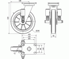 R.GIR.PLACA 10HLSE250-DEB SUSPENSION GOMA NEGRA ELASTICA EJE BOLAS