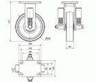 R.FIJA 17HLSE200-FTB SUSPENSION NYLON BLANCO EXTRAFUERTE EJE BOLAS