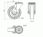 R.GIR.AGUJ.M12 INOX.20ZVI150-POLR POLIAMIX BLANCO-POLIUR.MARRON ROD.