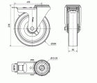 R.GIR.AGUJ.M12 FR.INOX.20ZVIFD200-POLR POLIAMIX BL-POLIUR.MARRON ROD