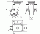 R.GIR.PLACA 10HLSE150-HUAB SUSPENSION POLIUR.NARANJA BOLAS BALONA