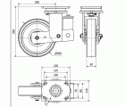 R.GIR.PLACA 10HLSB200-FTB SUSPENSION NYLON BLANCO EXTRAFUERTE BOLAS