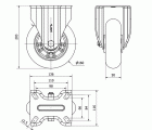 R.FIJA 4mm 17ZVR160-AUAB ALUMINIO-POLIUR.NARANJA EJE BOLAS BALONA