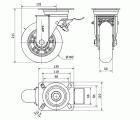 R.GIR.PLACA FRENO 10TVFD160-AUAB ALUMINIO-POLIUR.NARANJ.BOLAS BALONA
