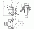 R.GIR.PLACA FR.10HLSEFN160-DEB SUSPENSION GOMA NEGRA ELASTICA BOLAS