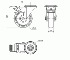 R.GIR.AGUJ.M12 FR.INOX.20ZVLIFD100-PGZN POLIAMIX-GOMA GR.INYECT.LISO