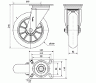 R.GIR.PLACA 4mm 10ZVR200-AUAGB ALUMINIO-POLIUR.VERDE BOLAS BALONA