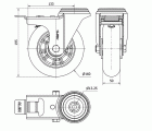 R.GIR.AGUJ.M12 FR.20ZVFD160-AUAGB ALUMINIO-POLIUR.VERDE BOLAS BALONA