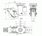 R.GIR.PLACA FR.10HLSBFN160-AUAGB SUSPENSION POLIUR.VERD.BOLAS BALONA
