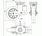 R.GIR.PLACA 10HLSB200-AUAGB SUSPENSION POLIUR.VERDE EJE BOLAS BALONA