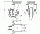 R.GIR.PLACA 10HLSE160-DEGB SUSPENSION GOMA GRIS ELASTICA EJE BOLAS