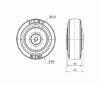 RUED.PGMSB100CP-8-43 NUCLEO POLIAMIX Y BANDA GOMA AZUL BOLAS AH NEGR