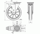 R.GIR.PLACA FRENO 4mm 10ZVRFD250-DEGB ALUM-GOMA GRIS ELASTICA BOLAS