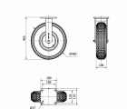 R.FIJA 17HLBI400-RITB METALICO-NEUMATICA EJE BOLAS