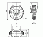 R.FIJA 17WL260-RIFB METALICO-IMPINCHABLE EJE BOLAS