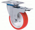 SERIE ZVI INOX-PO, Giratorio/Platina/Freno Rueda y Soporte