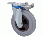 SERIE ZV-PS Gris, Giratorio/Platina/Bloqueo direccional