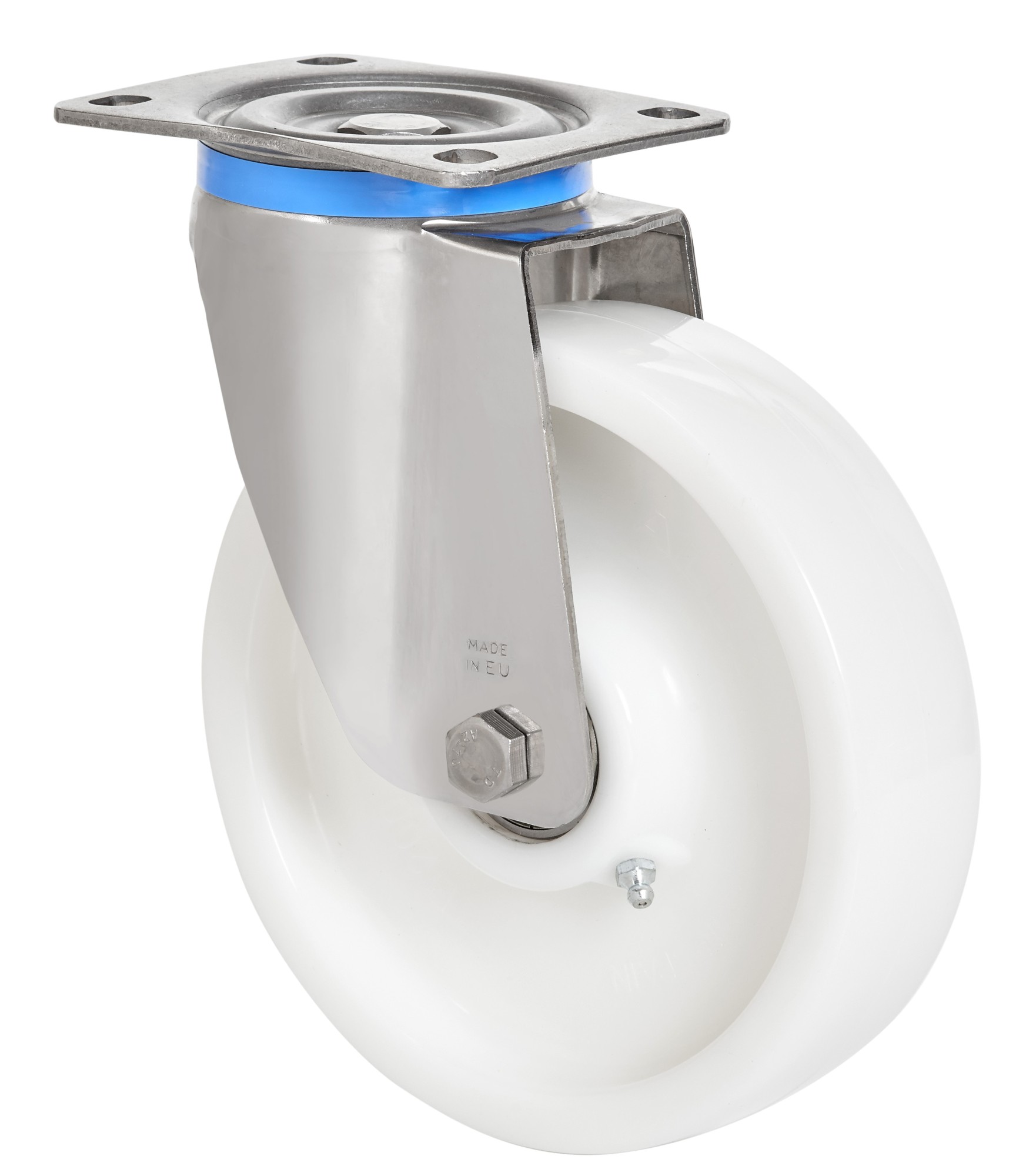 SERIE ZVRI INOX-FT, Platina/Giratorio/Sin Freno