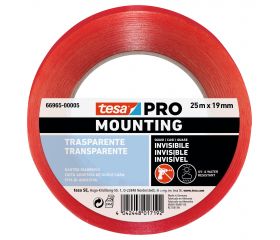 Cinta doble cara Mounting PRO Transparente 25mx19mm